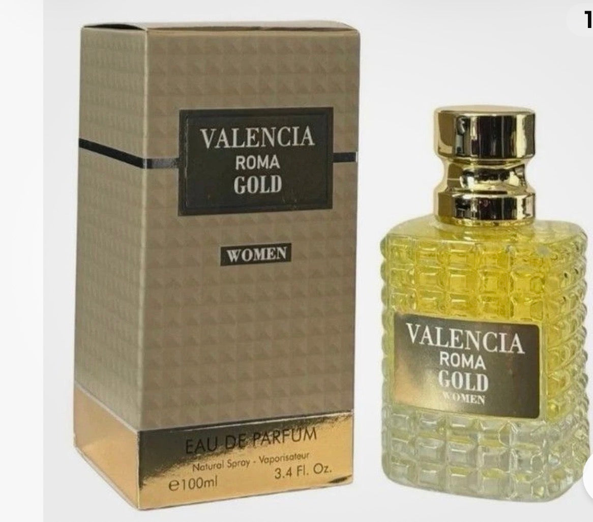 VALENCIA ROMA GOLD by Royal Collection 3.4oz 100ml EDP Spray for Women