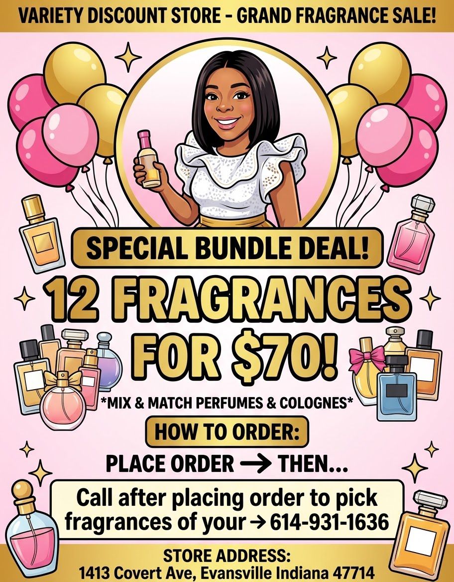 12 FRAGRANCES BUNDLE