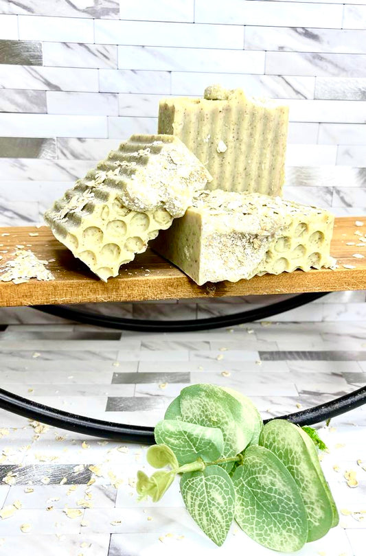 Oatmeal soap bar