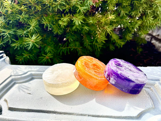 Set of 3 Natural Loofah Soap |